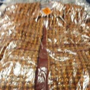 Sag Harbor Brown and Orange Patterned Dress